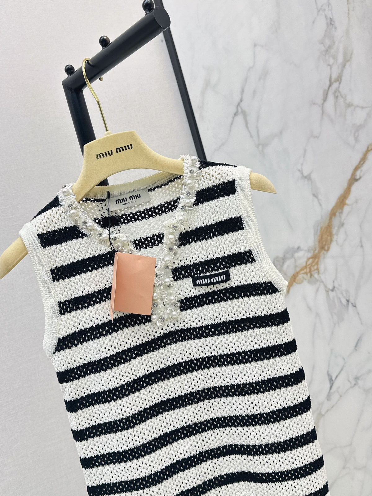 26SS NEW Color Block Striped Knit Vest 🤍