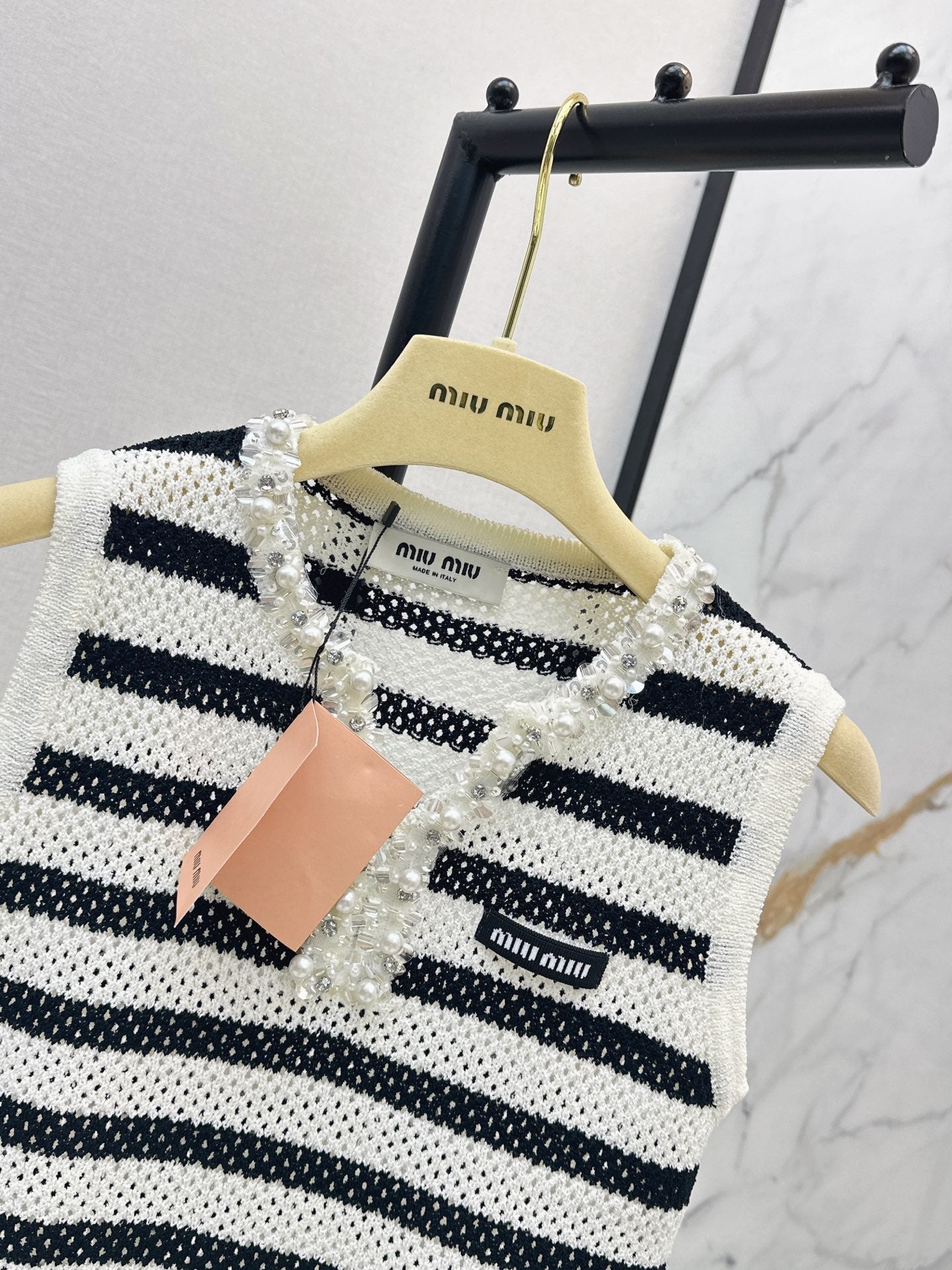 26SS NEW Color Block Striped Knit Vest 🤍
