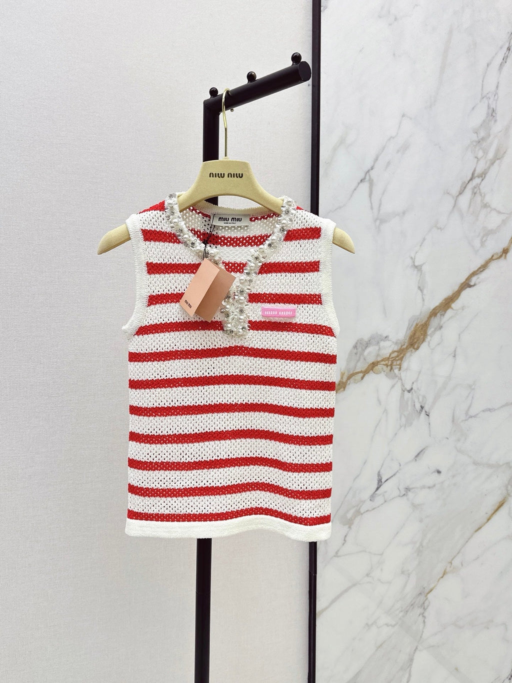 26SS NEW Color Block Striped Knit Vest 🤍