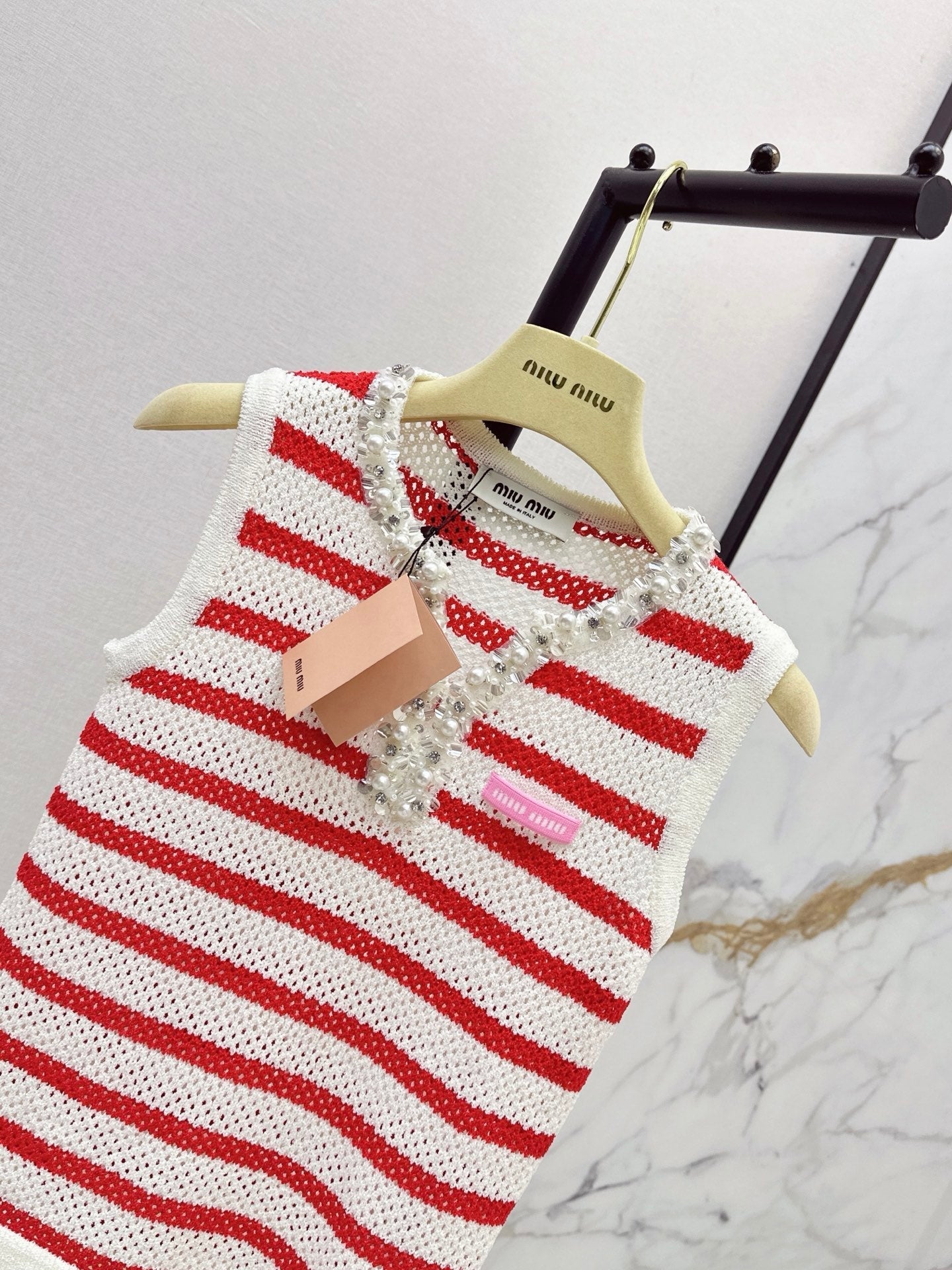 26SS NEW Color Block Striped Knit Vest 🤍