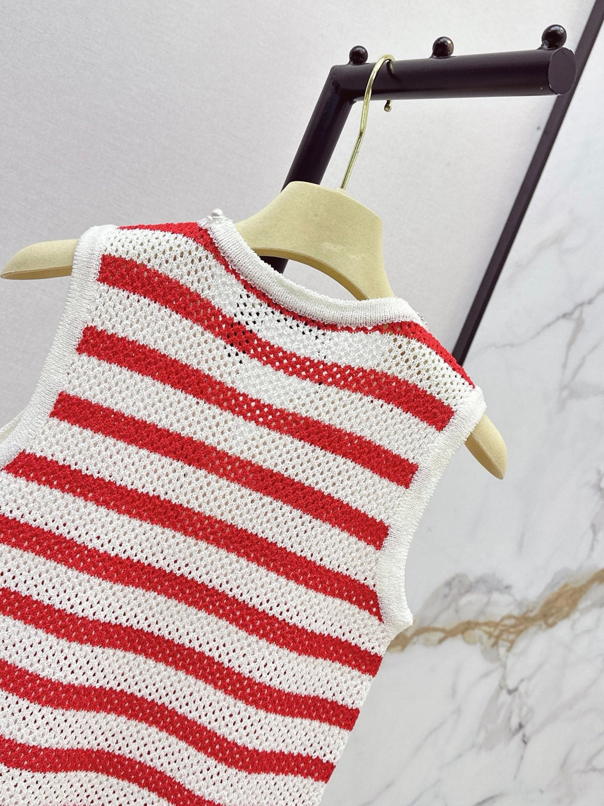 26SS NEW Color Block Striped Knit Vest 🤍