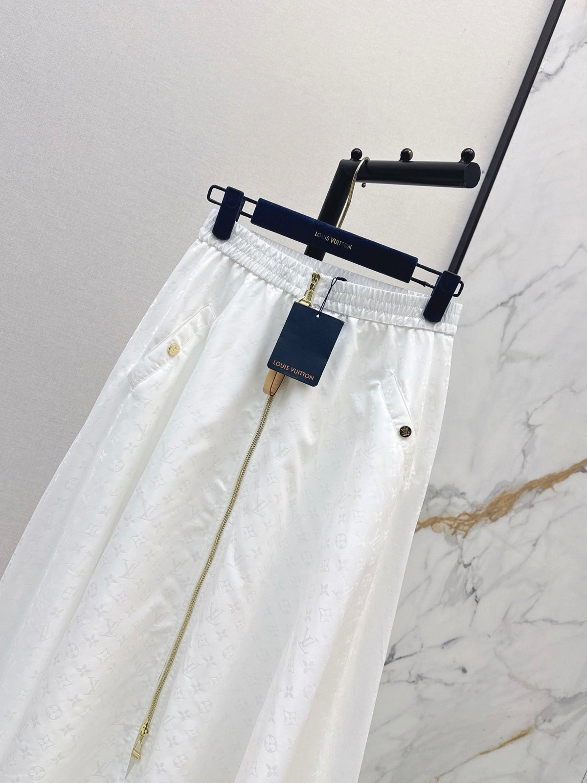 26SS NEW White Jacquard Midi Skirt 🤍