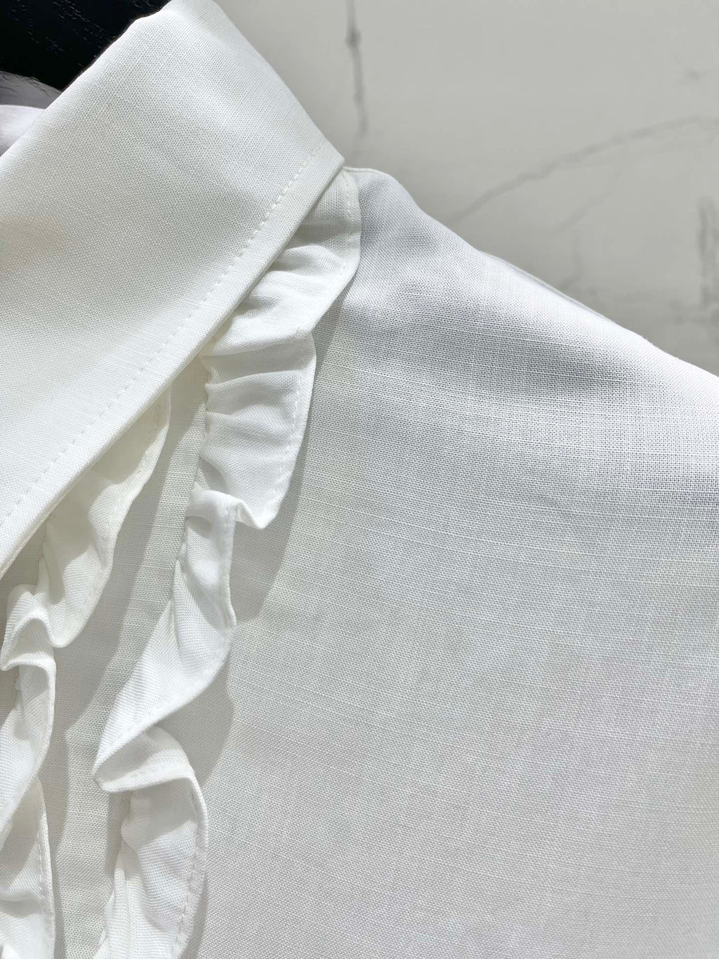 🔥Highest Quality🔥26SS New Vintage-Style Long-Sleeve Shirt with Ruffles and Pleats