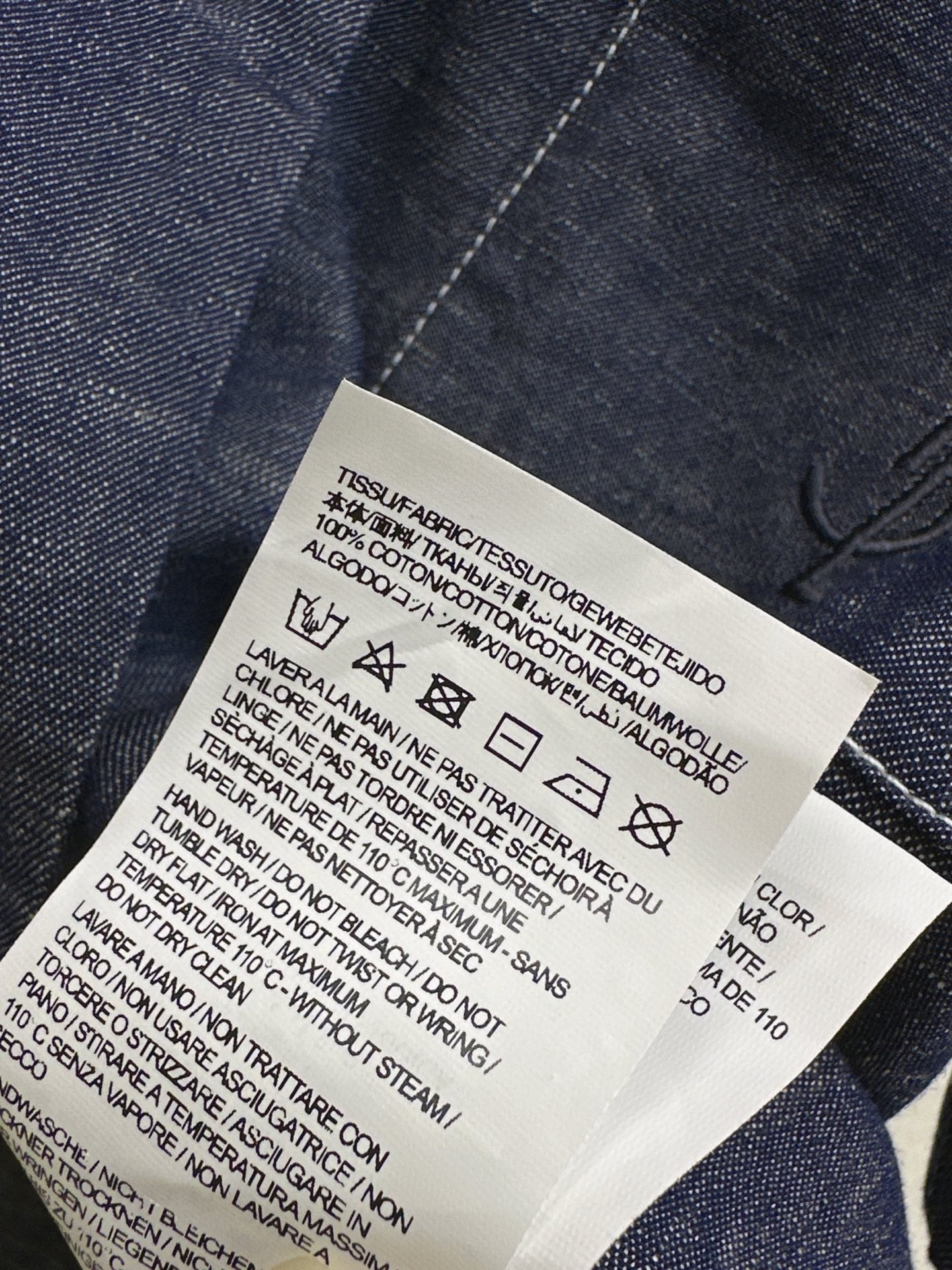 26SS New Letter-Embroidered Denim Set 🖤