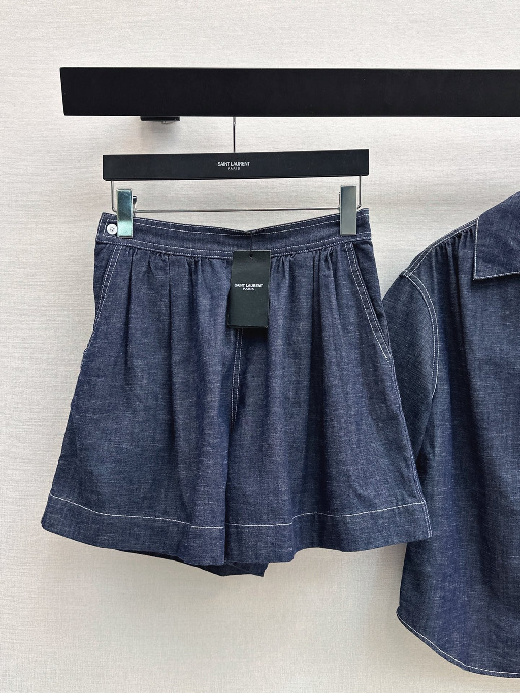 26SS New Letter-Embroidered Denim Set 🖤