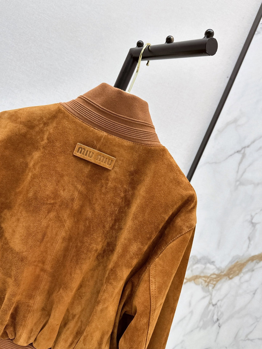 ❤️‍🔥Limited edition❤️‍🔥  26SS New Vintage-Style Brown Suede-Finish Cropped Jacket 🤎