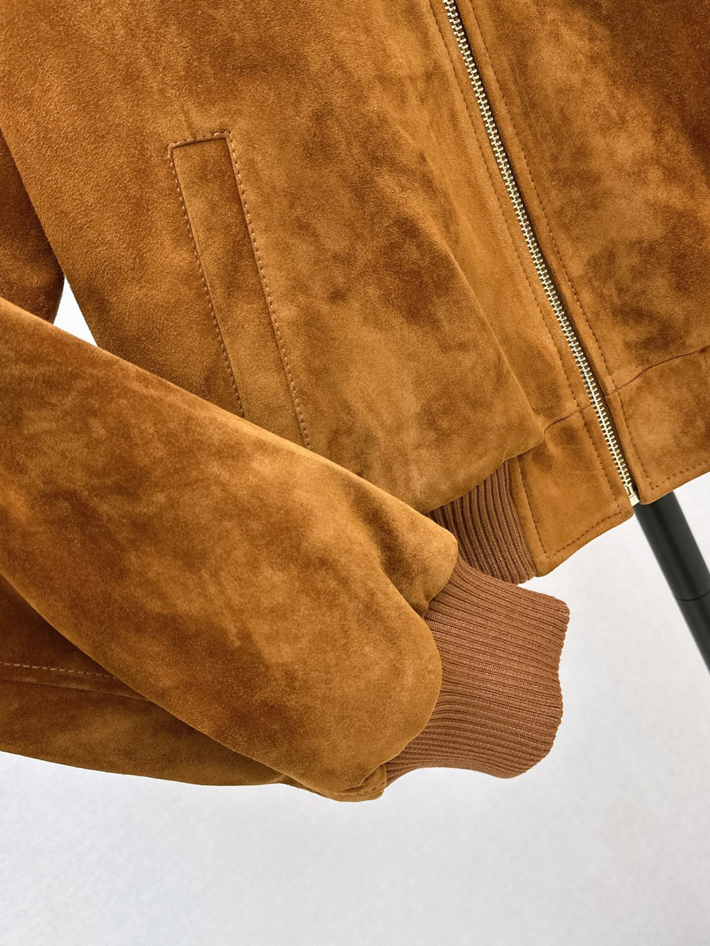 ❤️‍🔥Limited edition❤️‍🔥  26SS New Vintage-Style Brown Suede-Finish Cropped Jacket 🤎
