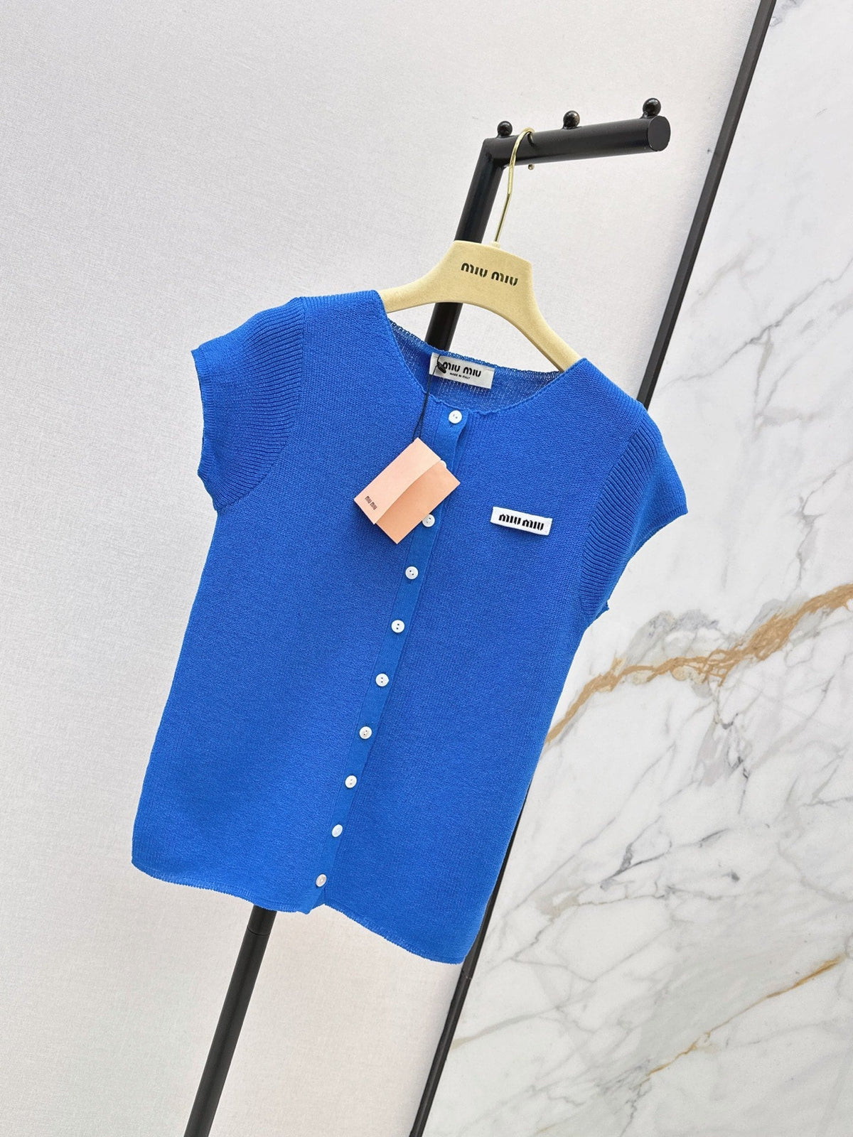 26SS New Summer "Dopamine" Style Drop-Shoulder Knit Top 🩵