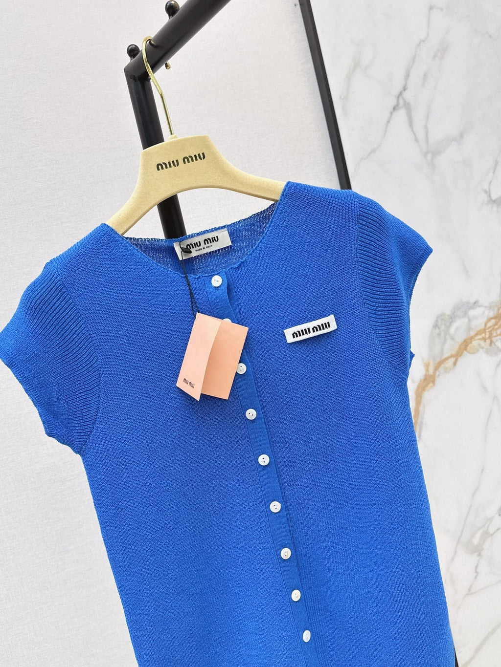 26SS New Summer "Dopamine" Style Drop-Shoulder Knit Top 🩵