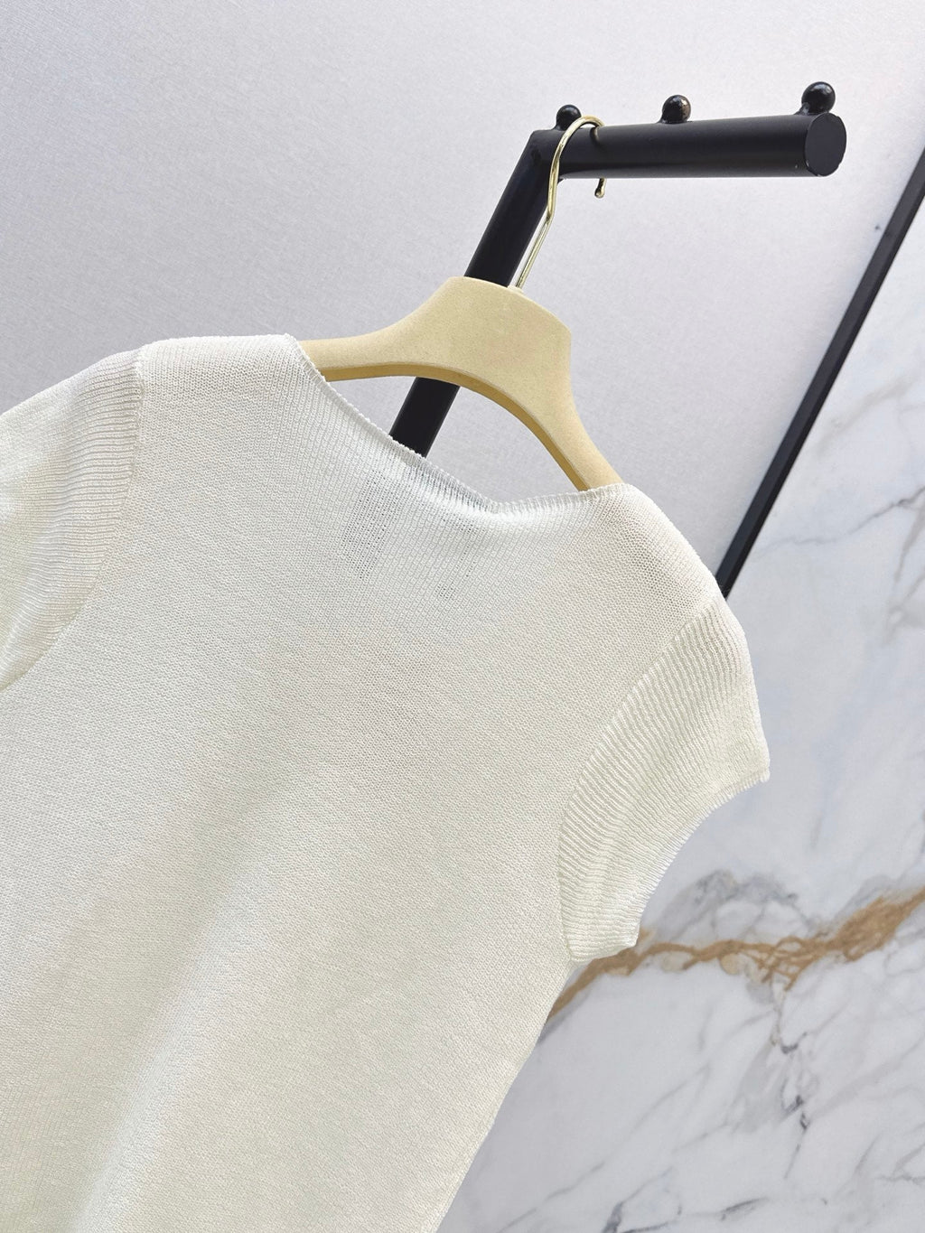 26SS New Summer "Dopamine" Style Drop-Shoulder Knit Top 🩵