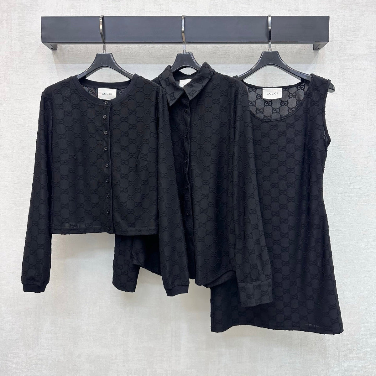26FW New Jacquard Crew-Neck Vest Dress