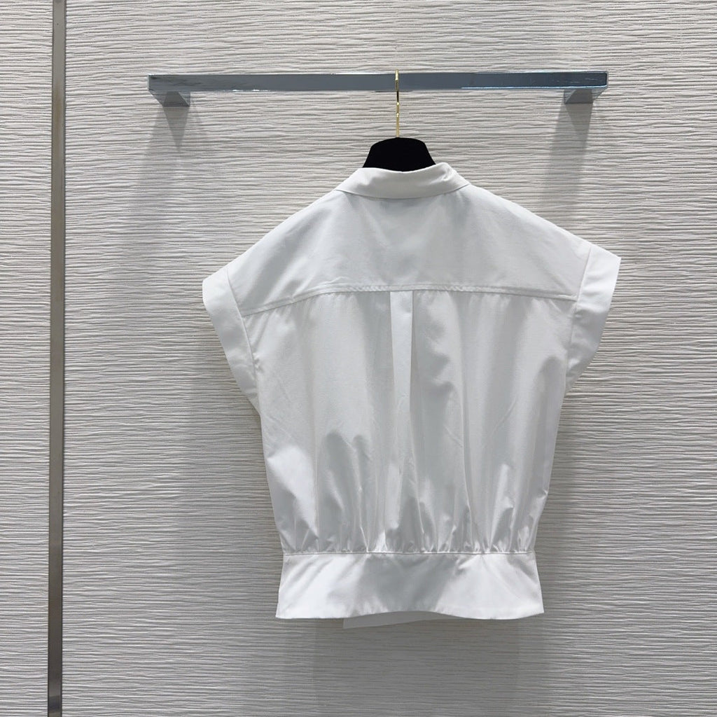 26FW New Sleeveless Shirt with 3D Tailoring