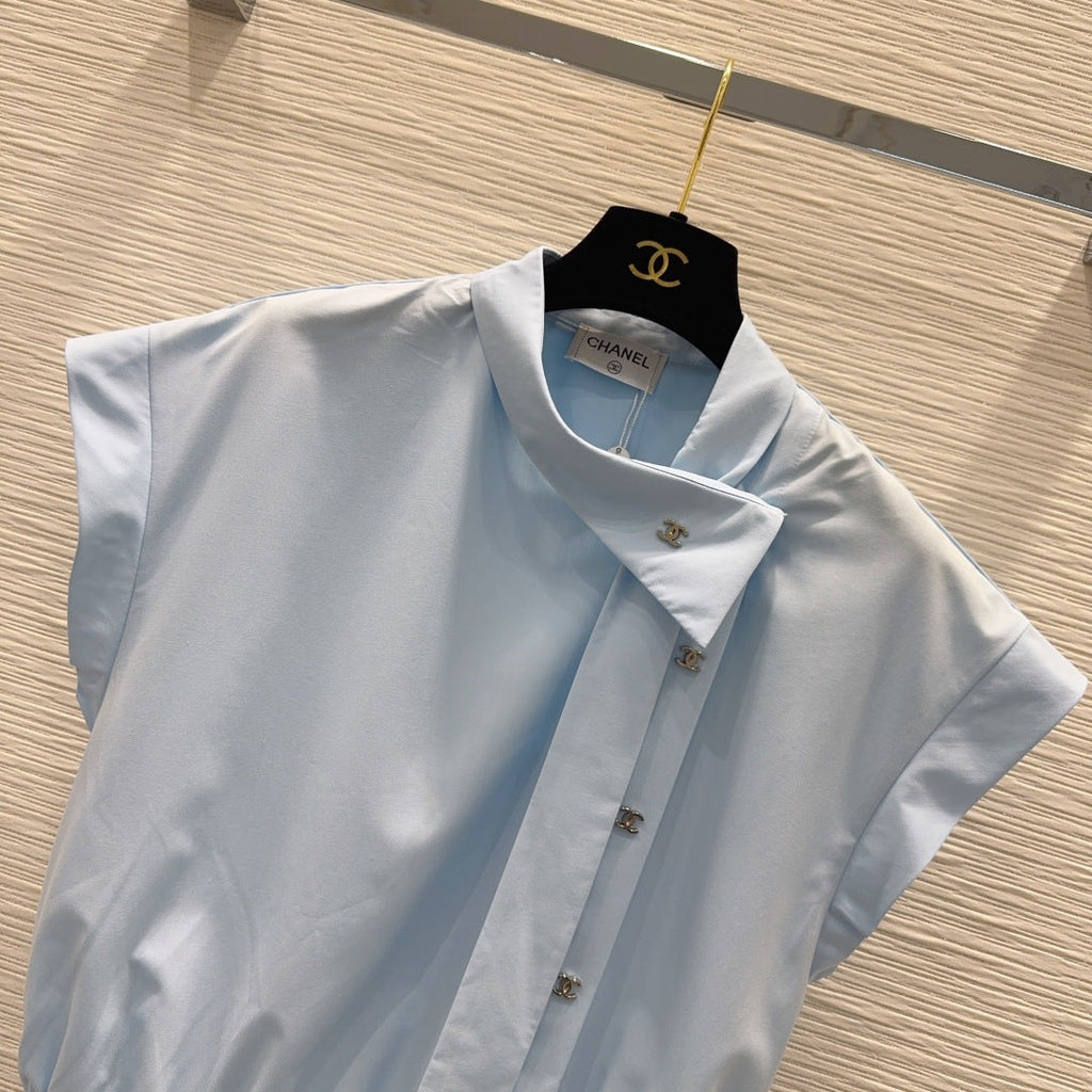 26FW New Sleeveless Shirt with 3D Tailoring