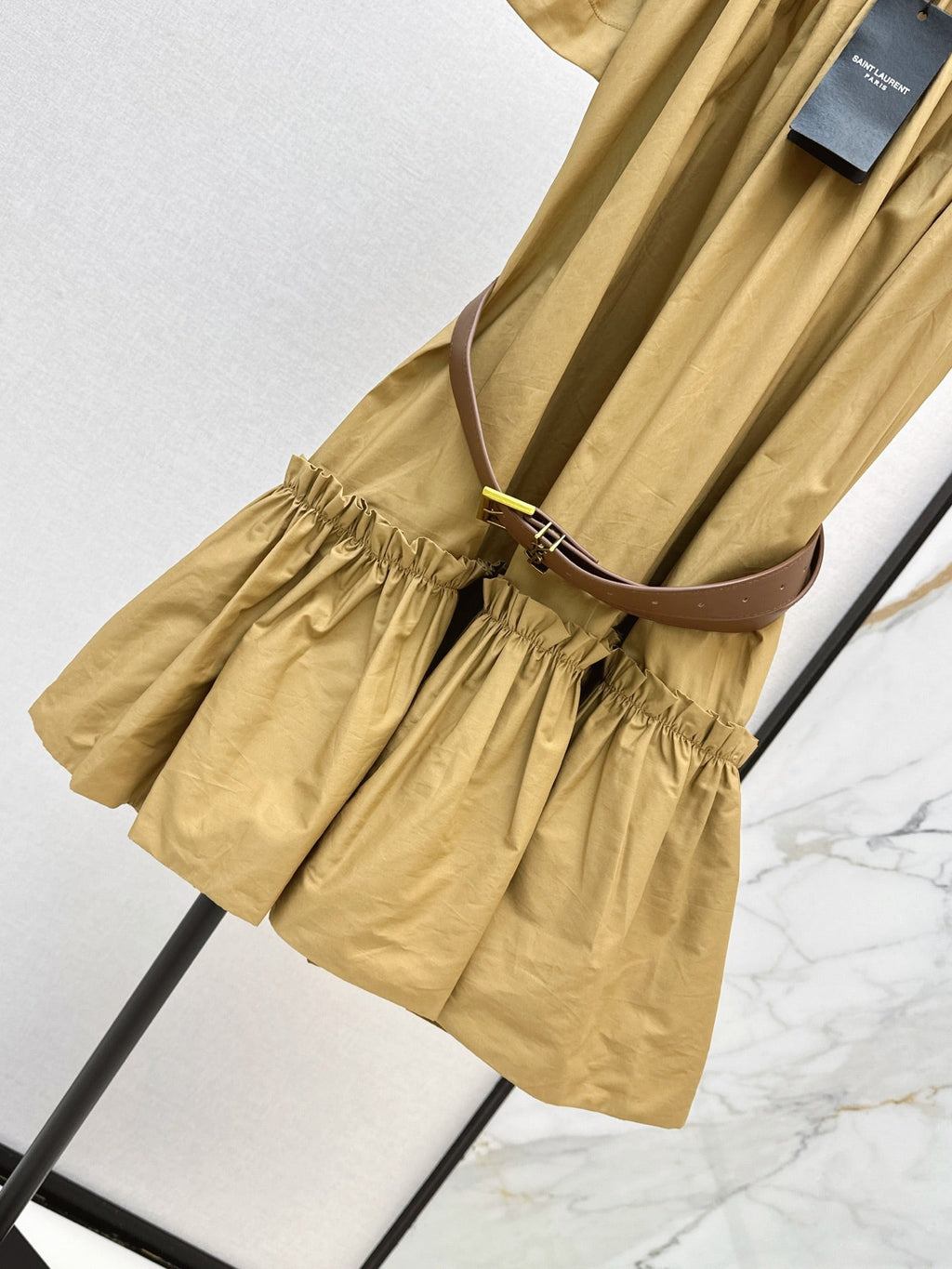 26FW New Khaki Dress with Belt Detail 🤎