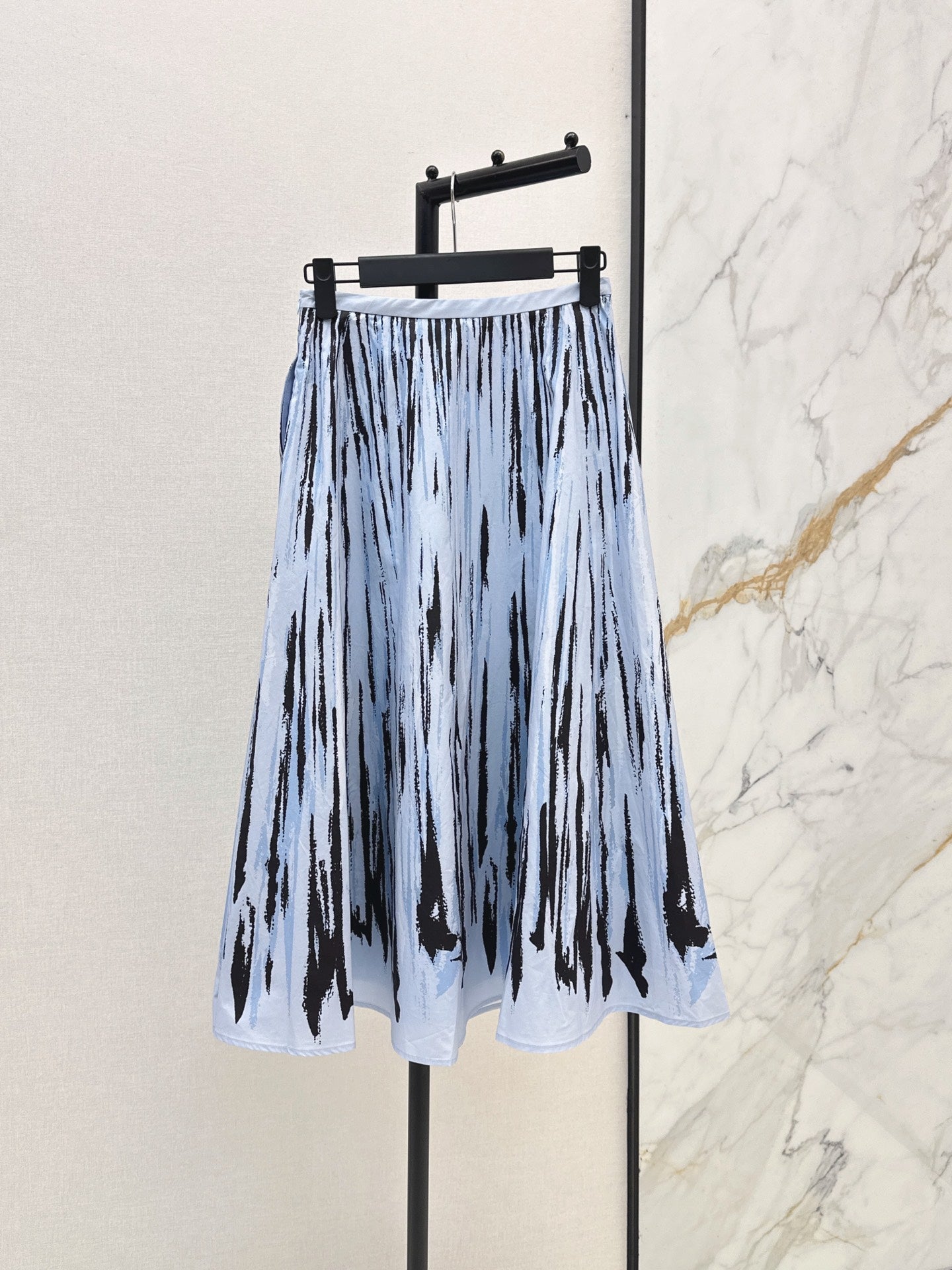 26FW New Resort Collection Printed Skirt with Bow Detail 🩵