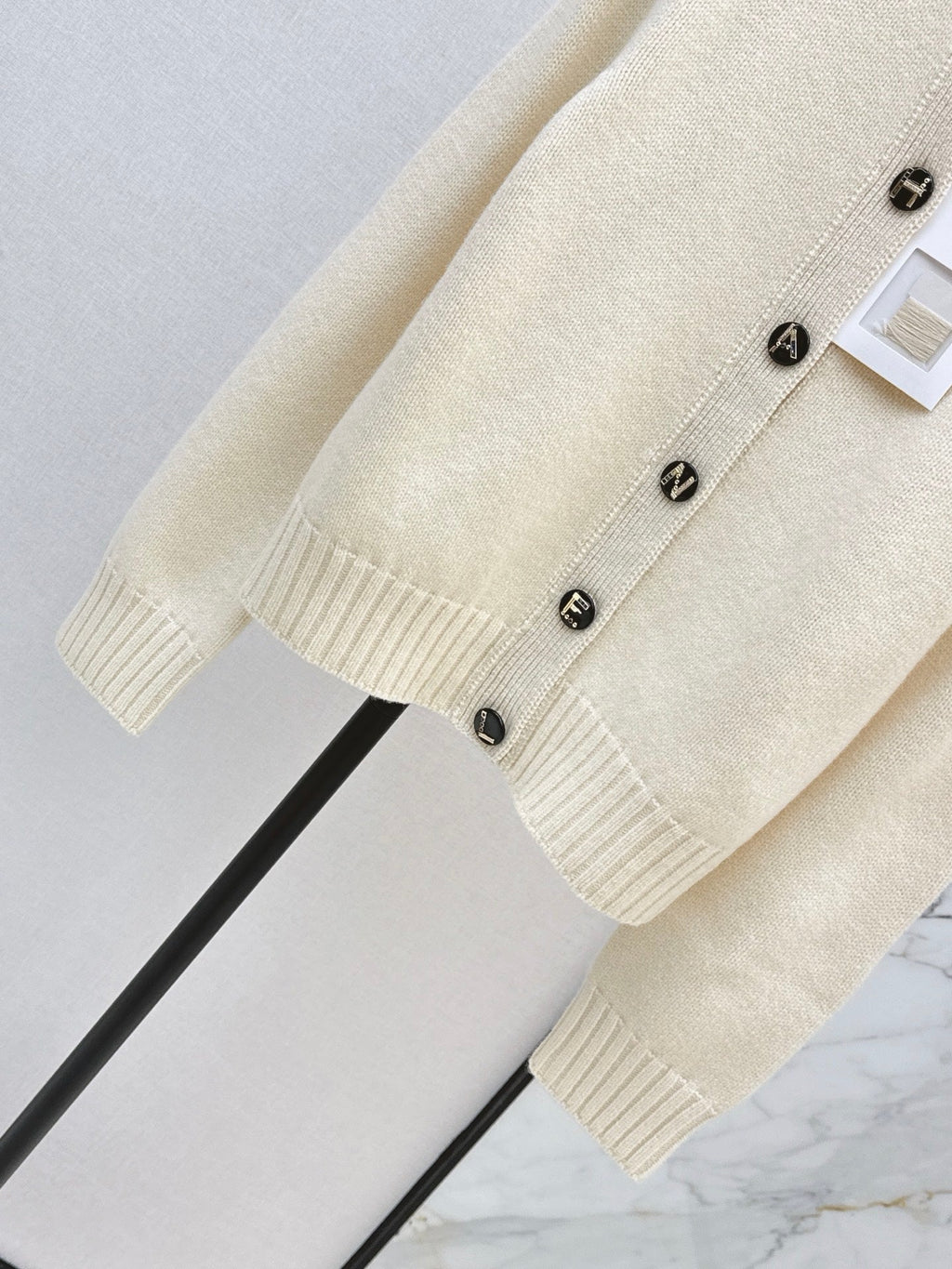 🔥Highest Quality🔥 26FW New High-End Métiers d'Art Cashmere Knit Cardigan 🖤