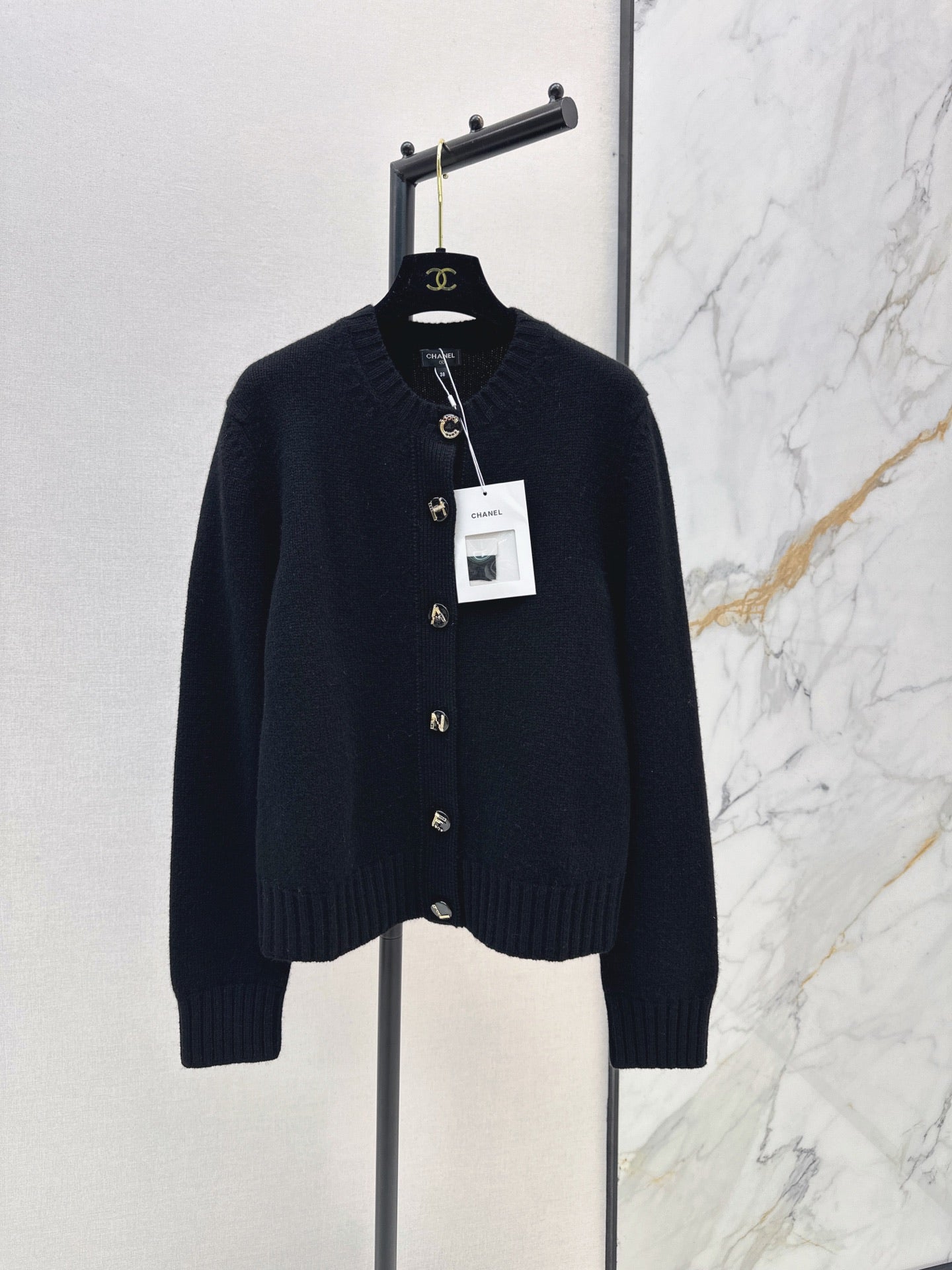 🔥Highest Quality🔥 26FW New High-End Métiers d'Art Cashmere Knit Cardigan 🖤
