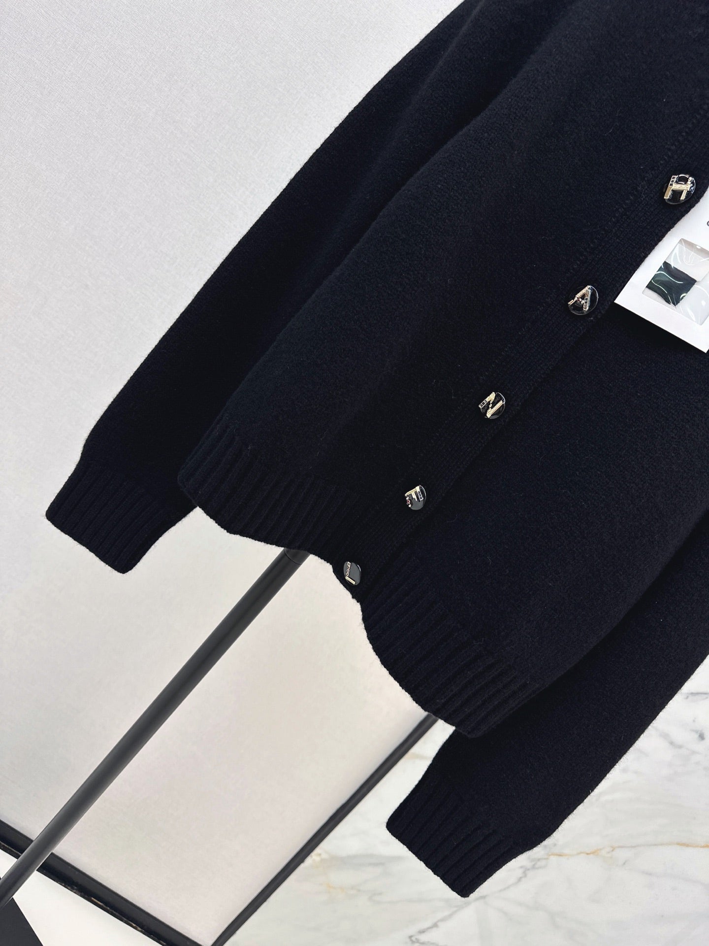 🔥Highest Quality🔥 26FW New High-End Métiers d'Art Cashmere Knit Cardigan 🖤