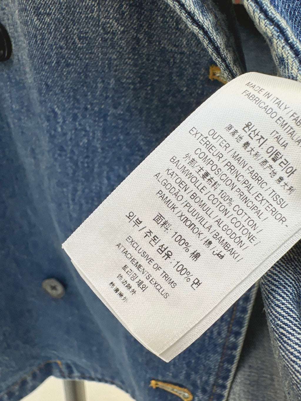 26FW New Vintage-Wash Denim Trench Coat 🩵