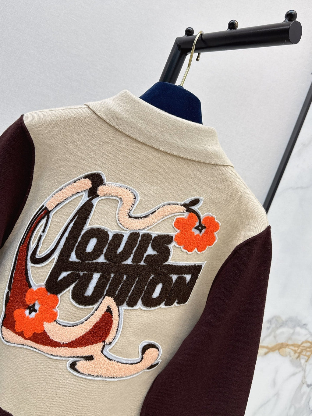 26FW New Color-Block Knit Varsity Jacket 🖤