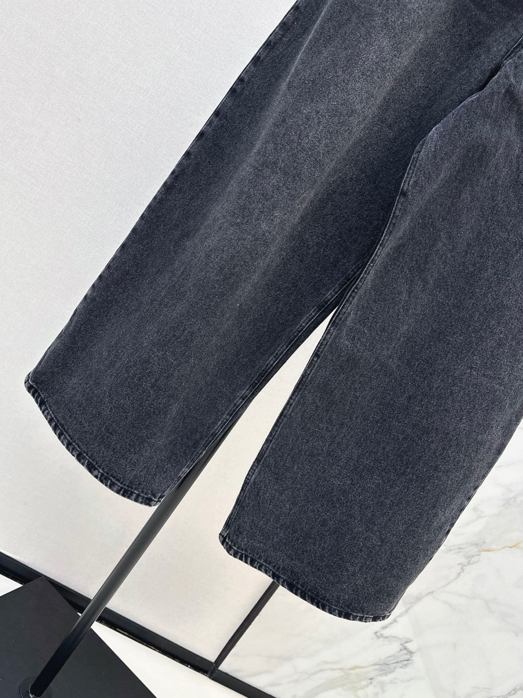 🔥Highest Quality🔥 26FW New Washed Wide-Leg Trousers in Ink Grey 🖤
