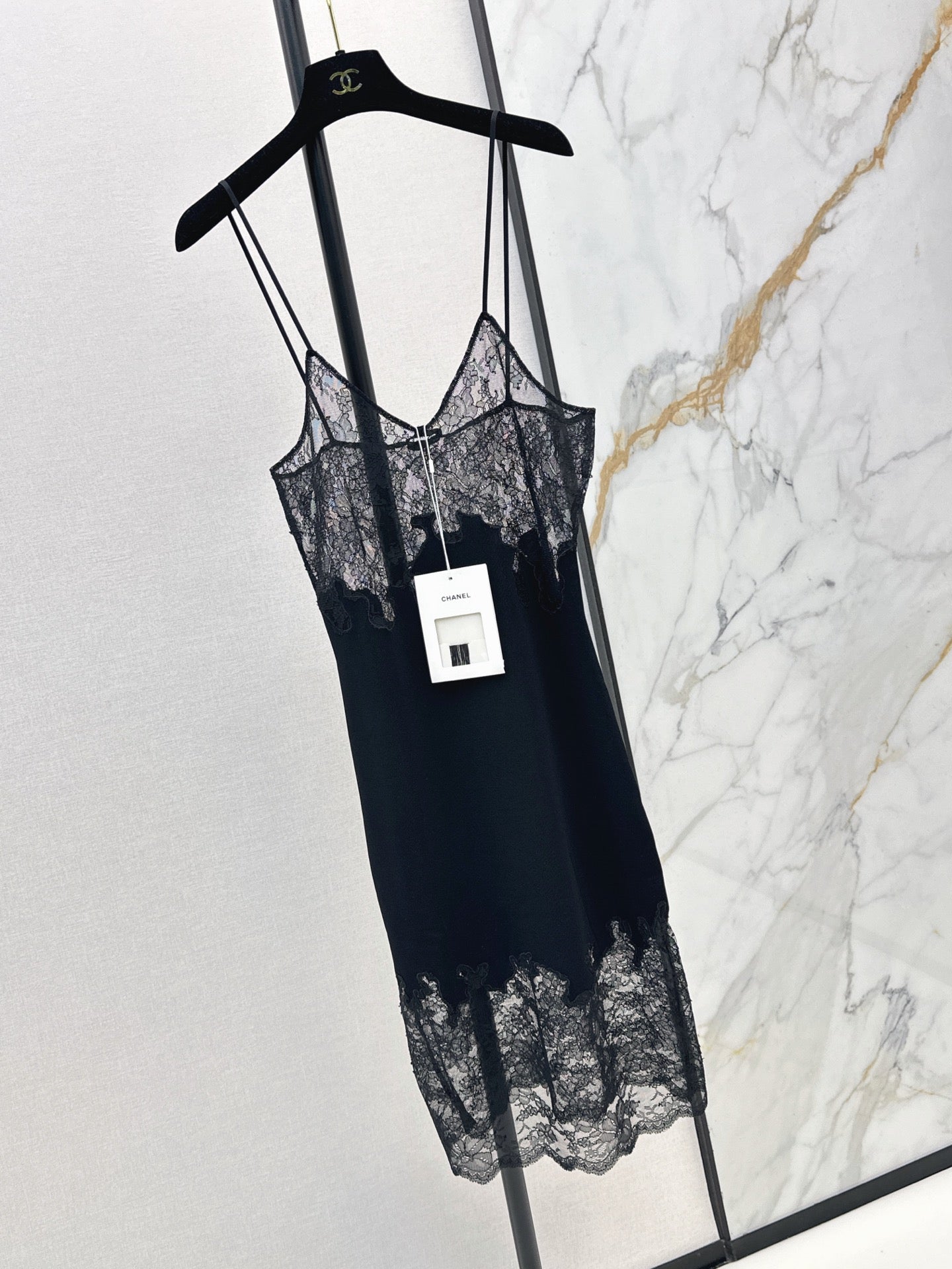 26FW New Patchwork Lace Camisole Dress 🖤