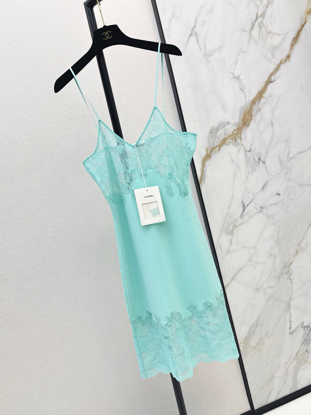 26FW New Patchwork Lace Camisole Dress 🖤