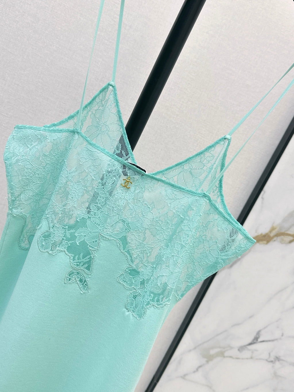 26FW New Patchwork Lace Camisole Dress 🖤