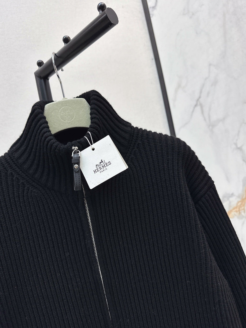 🔥Highest Quality🔥26FW New Classic Wool Knit Jacket with H-Pattern Pocket Detail 🖤