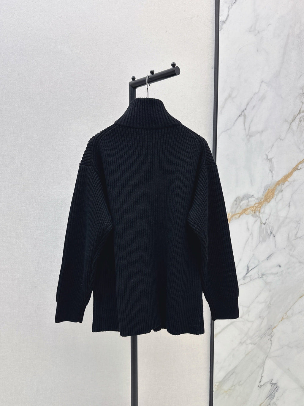 🔥Highest Quality🔥26FW New Classic Wool Knit Jacket with H-Pattern Pocket Detail 🖤