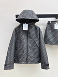 26FW NEW MissD Series Classic Monogram Hooded Jacket 🖤