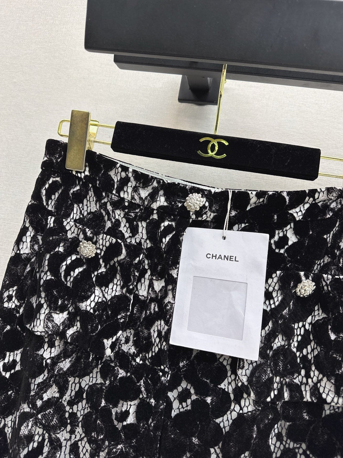 26FW New Custom Lace Flared Trousers 🖤