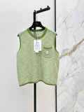 26FW New Vintage-Style Drop-Shoulder Crew-Neck Vest 🖤