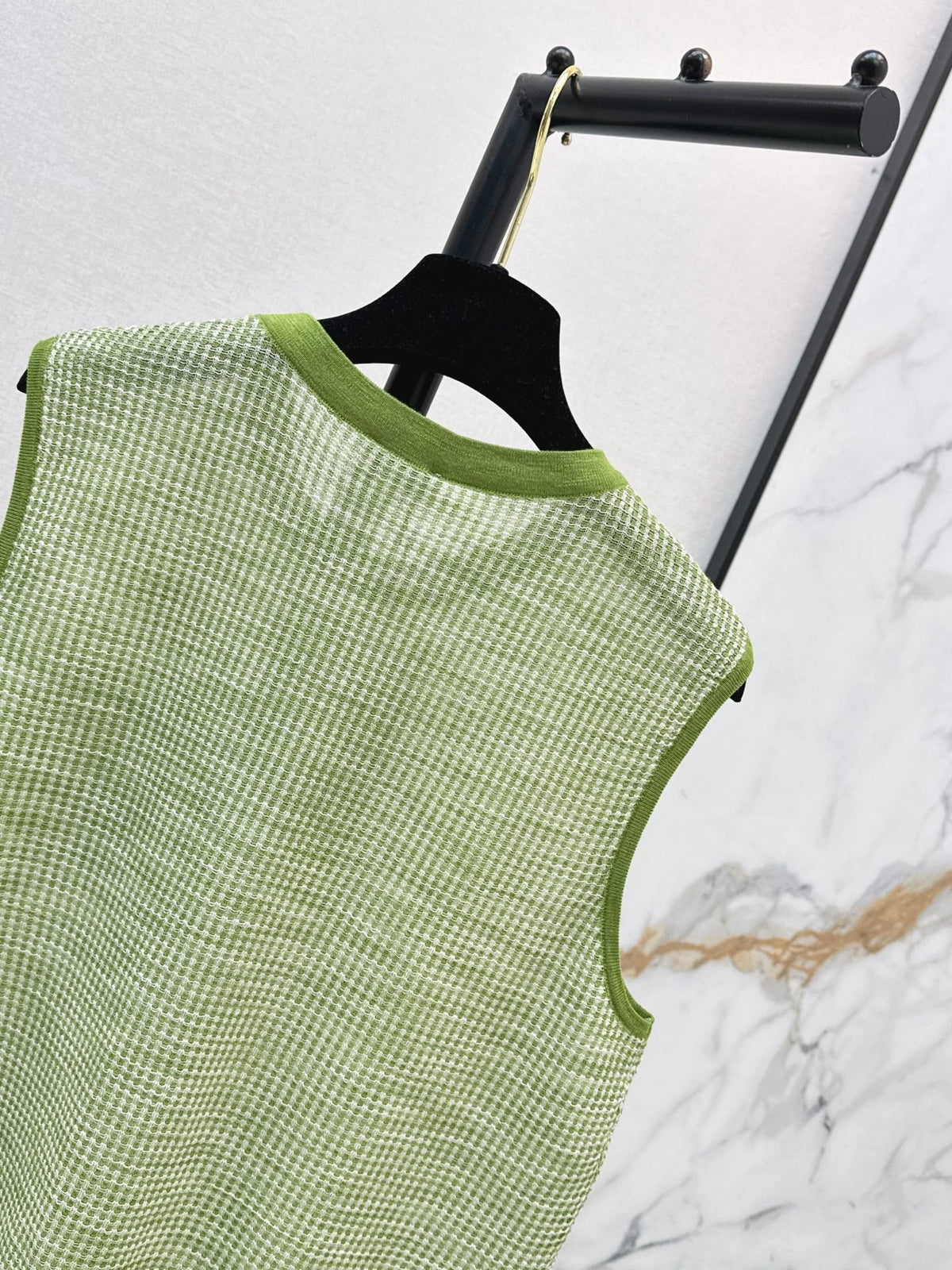 26FW New Vintage-Style Drop-Shoulder Crew-Neck Vest 🖤