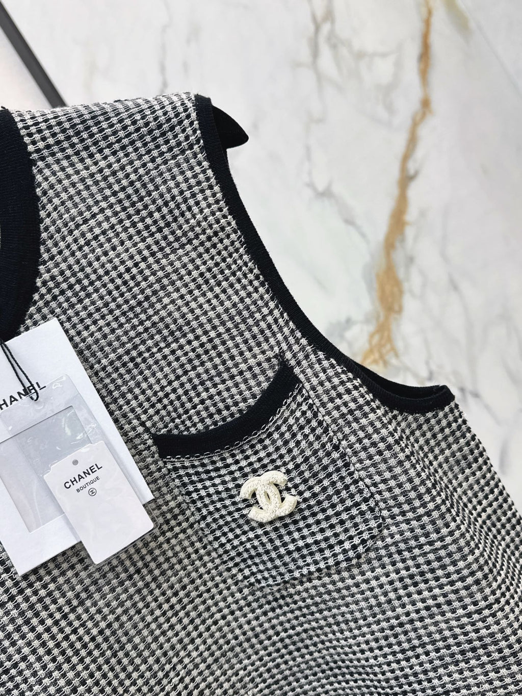 26FW New Vintage-Style Drop-Shoulder Crew-Neck Vest 🖤