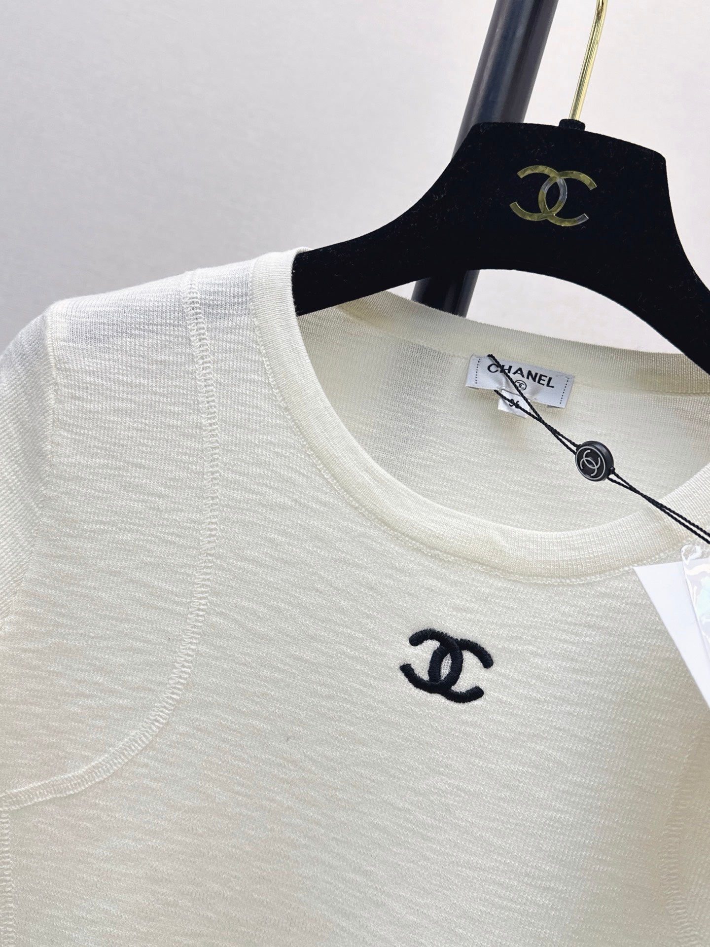 26FW New Vintage-Style Crew Neck Short-Sleeve Knit Top 🖤