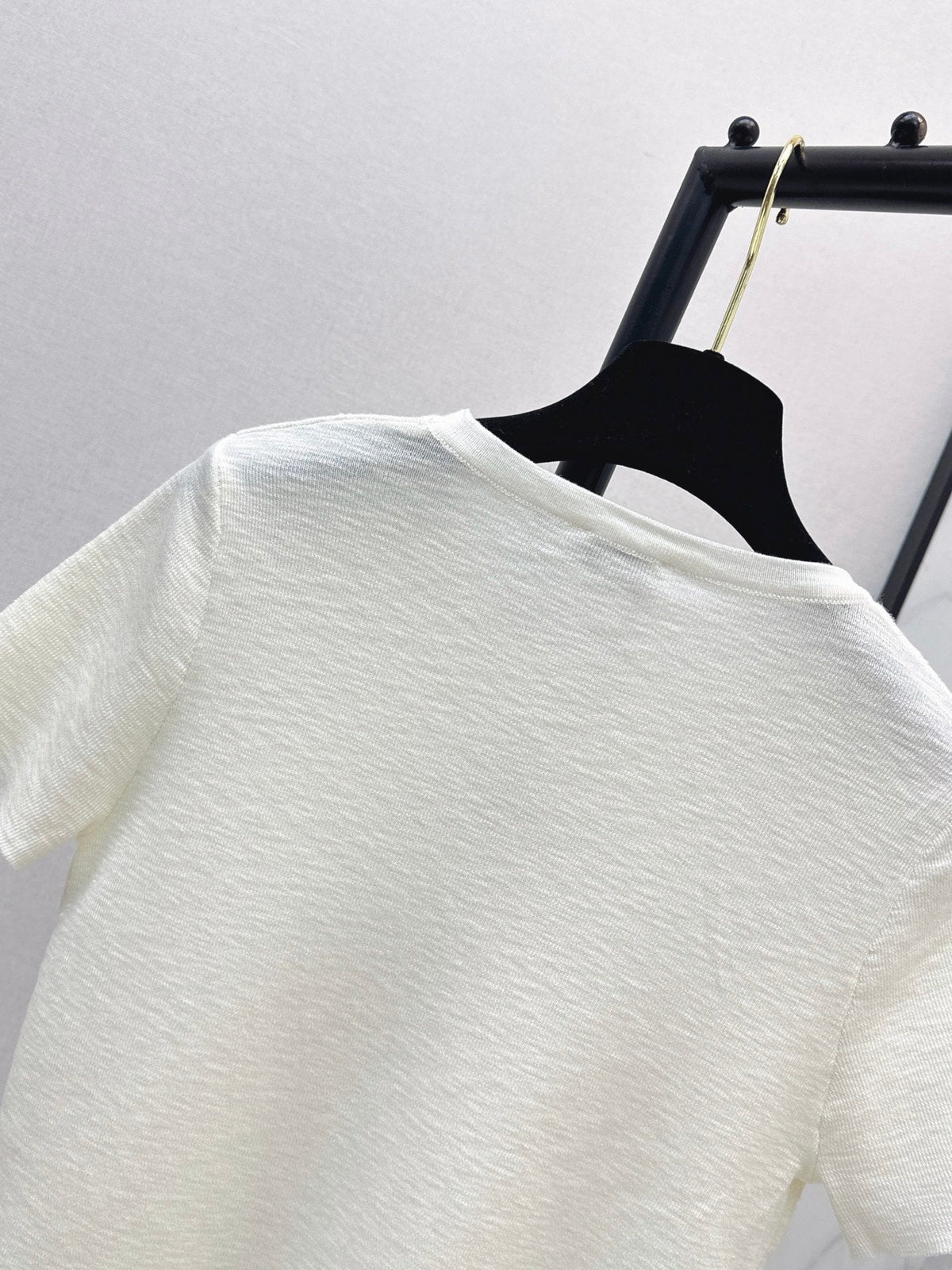 26FW New Vintage-Style Crew Neck Short-Sleeve Knit Top 🖤
