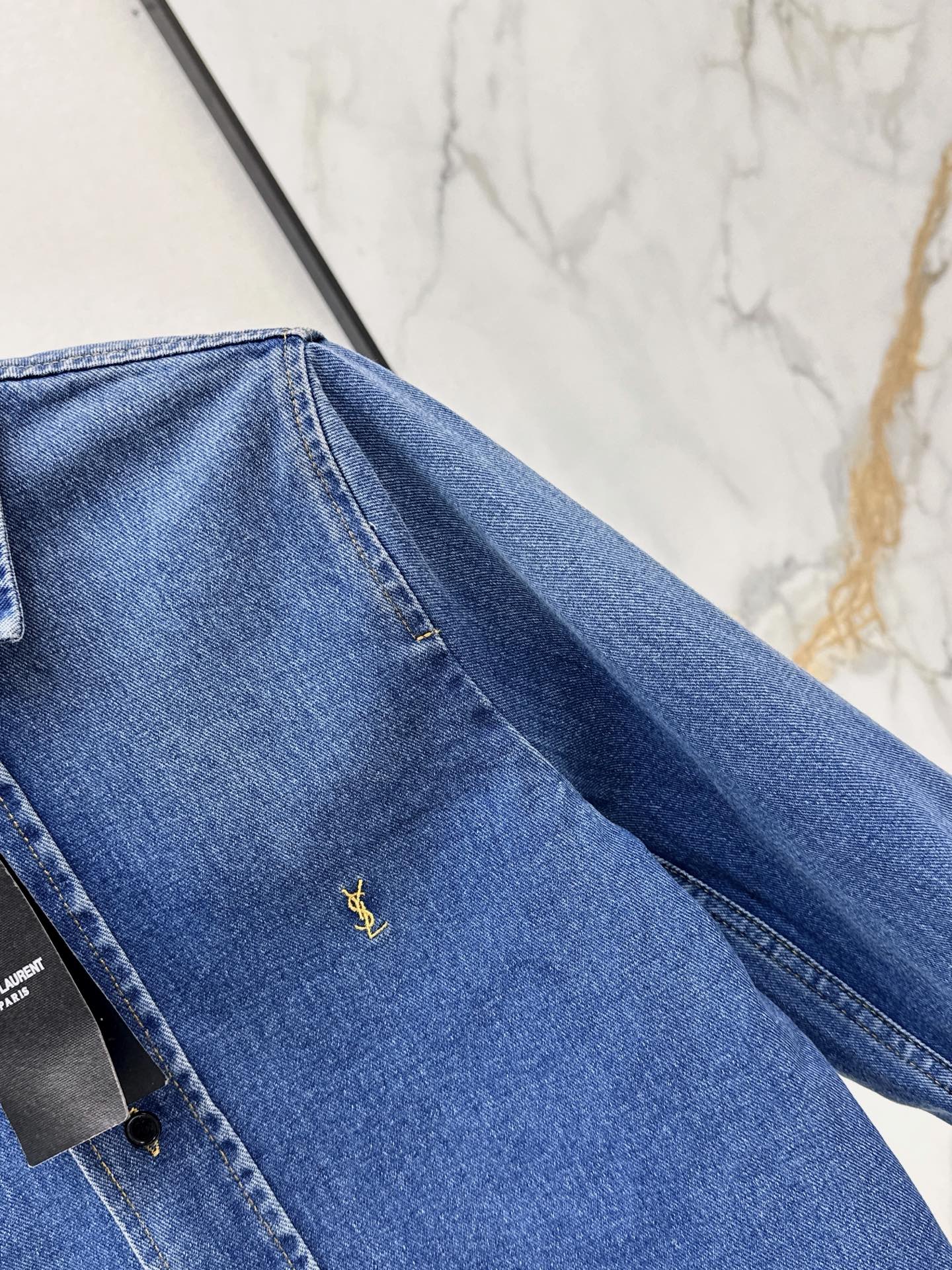 26FW New Washed Denim Shirt Jacket 🩵