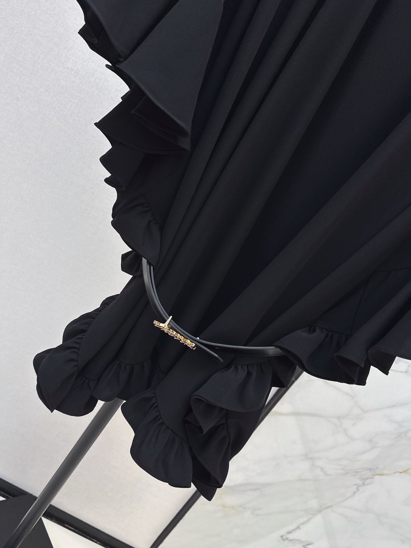 New 26FW Black Batwing-Sleeve Dress 🖤