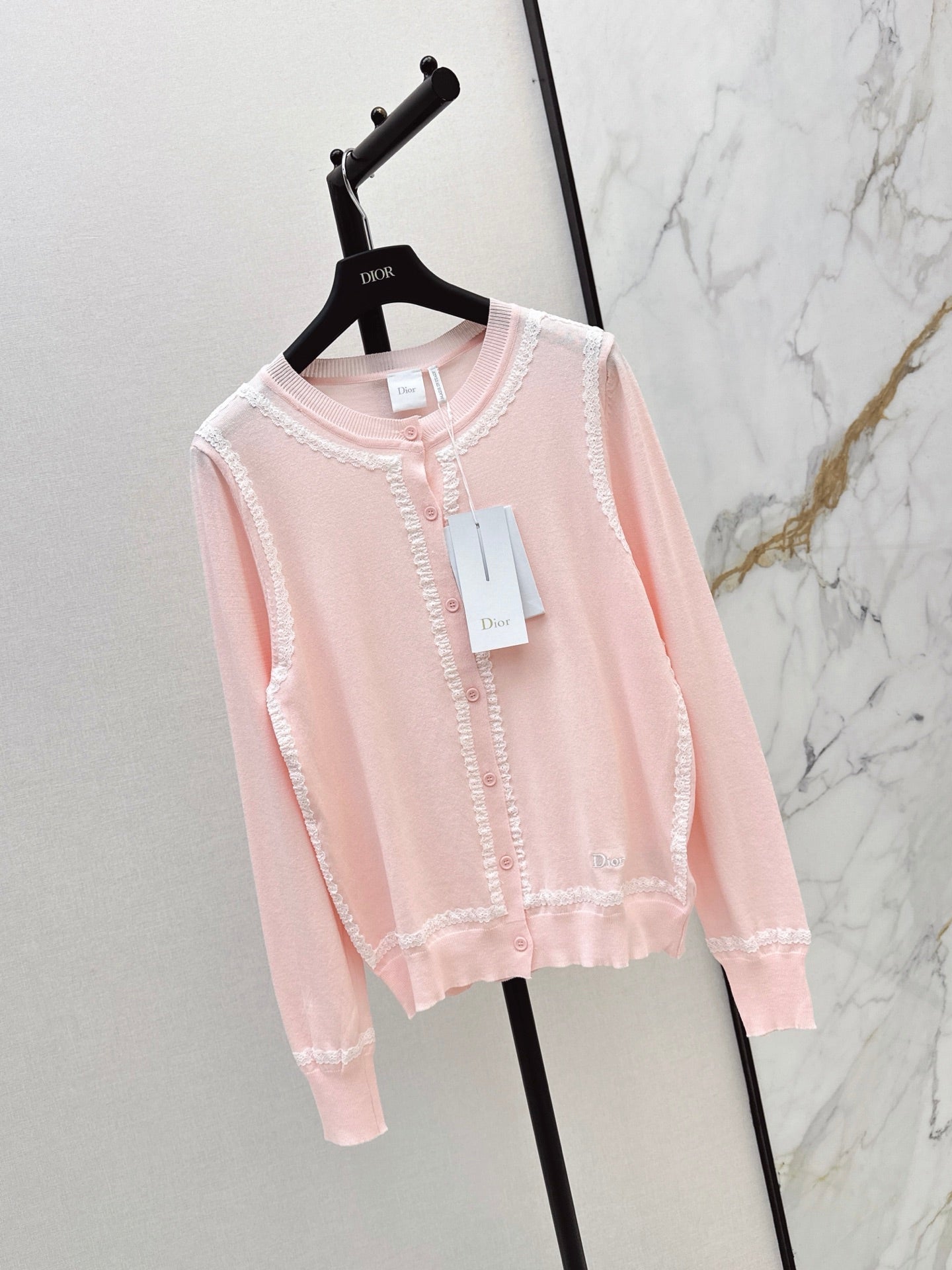 26FW New Garden Series Wool Cardigan with Contrast Trim 🖤