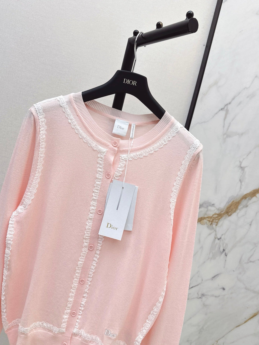 26FW New Garden Series Wool Cardigan with Contrast Trim 🖤