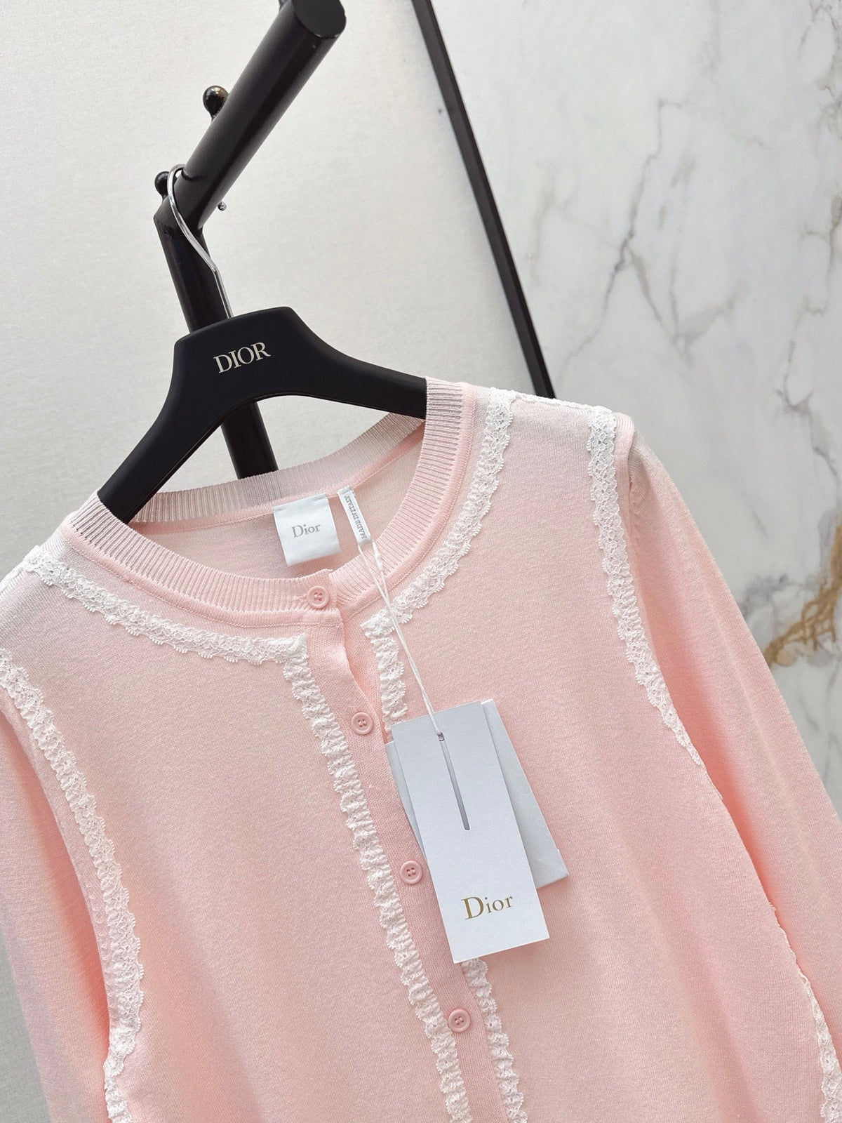 26FW New Garden Series Wool Cardigan with Contrast Trim 🖤
