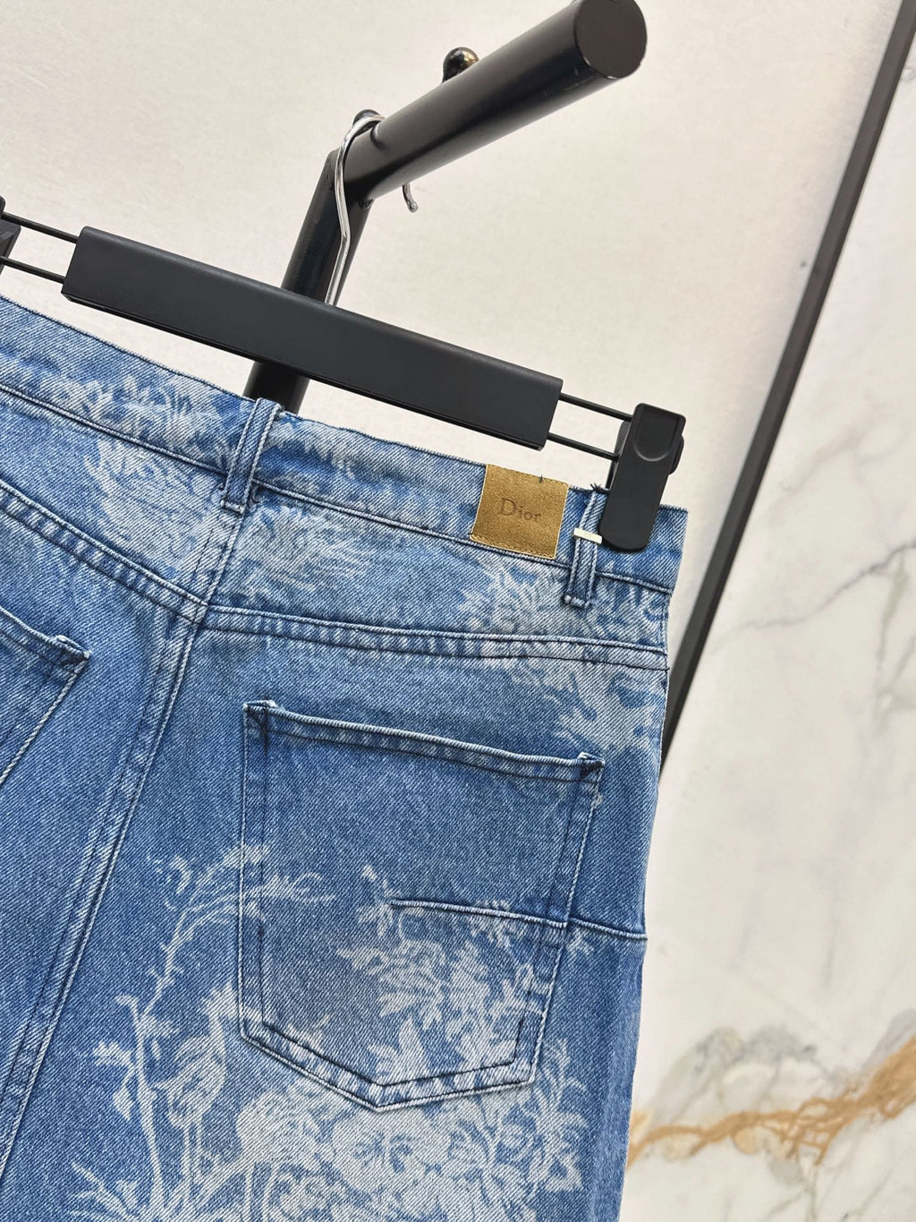 26FW New High-Waisted Jacquard Denim Skirt 🩵