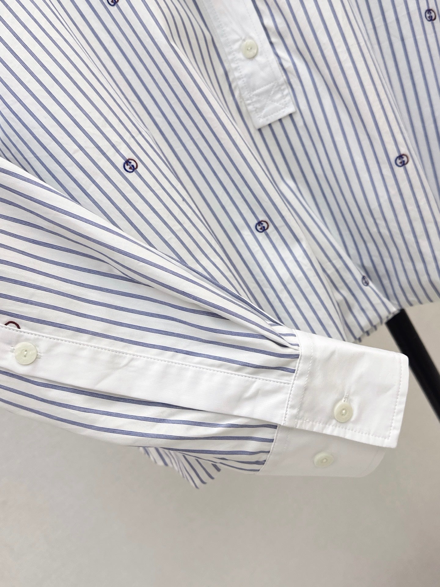 🔥Highest Quality🔥 26FW New Striped Print Loose-Fit Collared Shirt 🩵