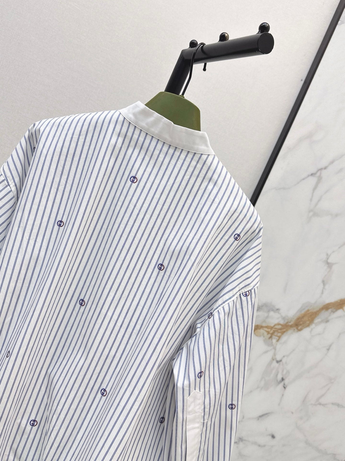 🔥Highest Quality🔥 26FW New Striped Print Loose-Fit Collared Shirt 🩵