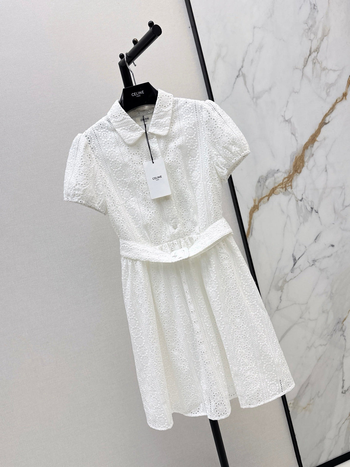 26FW New Cut-out Water-Soluble Embroidery Dress 🤍