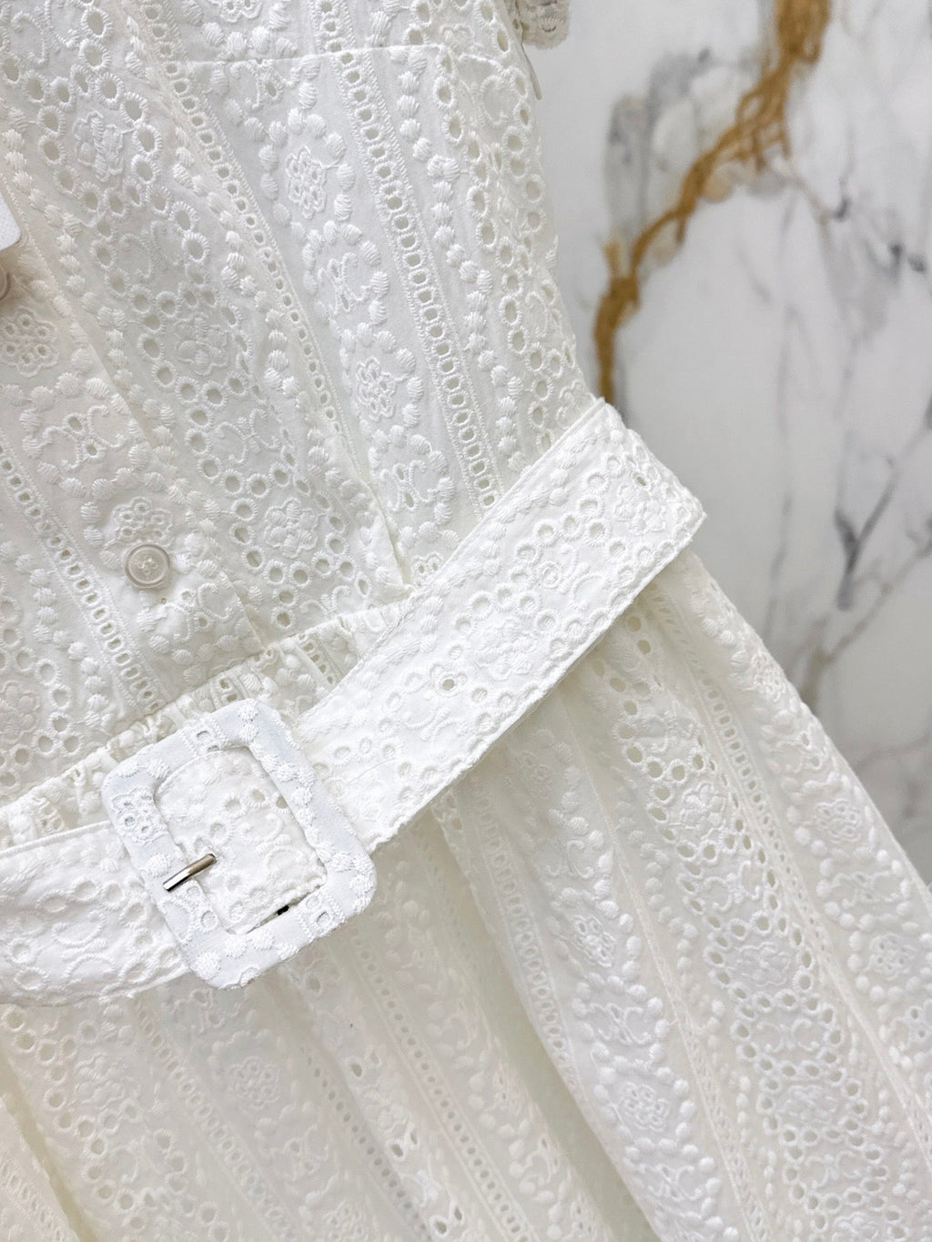 26FW New Cut-out Water-Soluble Embroidery Dress 🤍