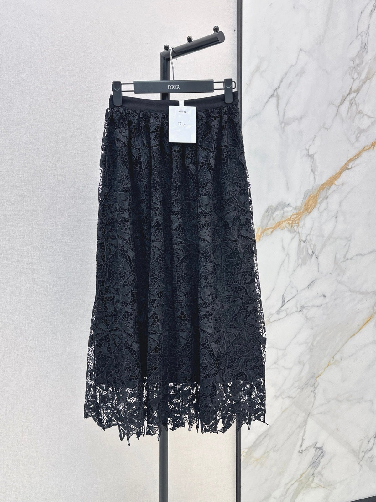 26FW New Water-Soluble Floral Embroidery Skirt 🖤