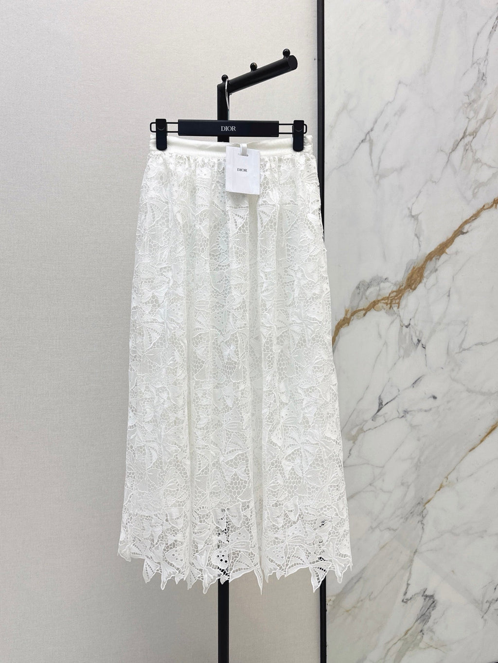 26FW New Water-Soluble Floral Embroidery Skirt 🖤