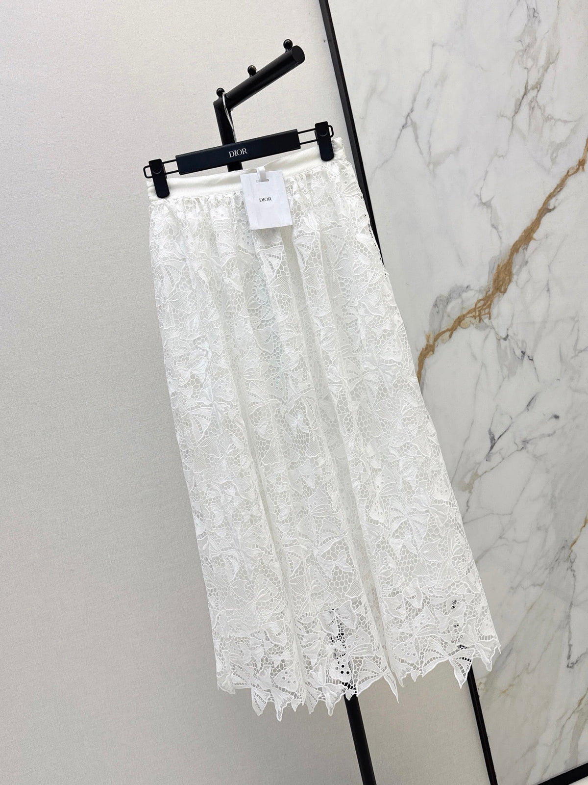 26FW New Water-Soluble Floral Embroidery Skirt 🖤